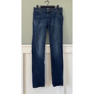 BKE Buckle Reserve Women's Addison  Skinny Blue Dark Wash Denim Jeans Size 27R‎